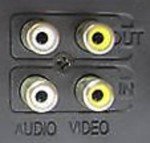 Connect a VCR mono audio