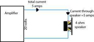 multiple speakers - connecting 1 4 ohm speaker