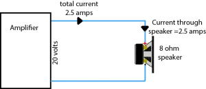 multiple speakers - connecting one 8 ohms speaker