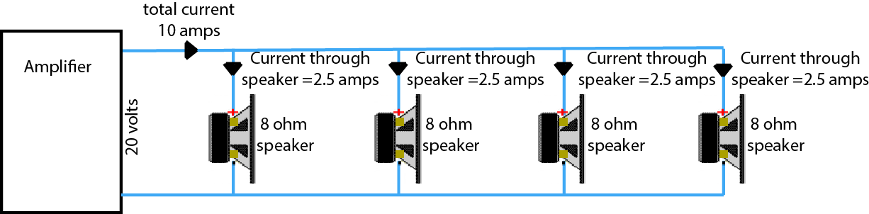 3 4 ohm speakers in series