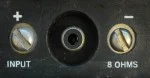 Speaker impedance 8 ohms